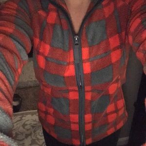 Fleece flannel jacket